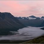 Rapadalen im Nebel