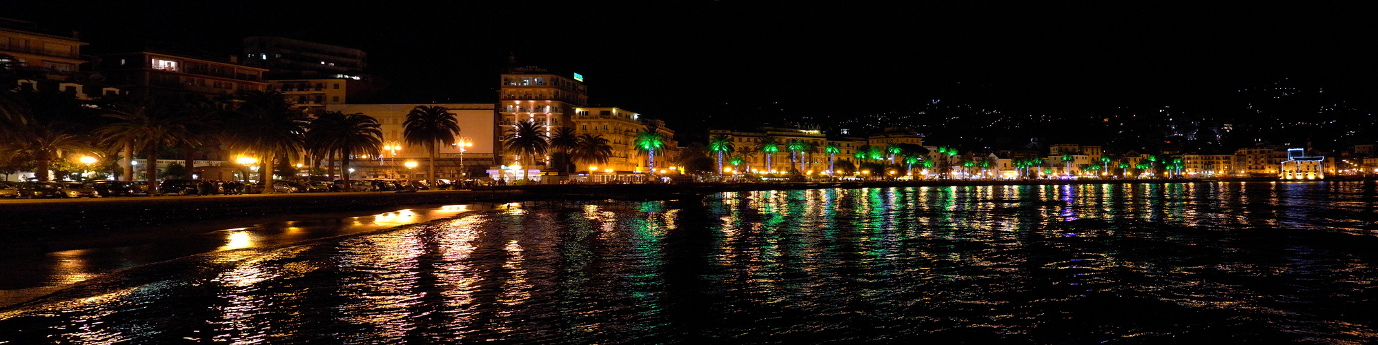 Rapallo con le luci