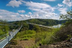 Rapp-Bode Talsperre mit Hängebrücke