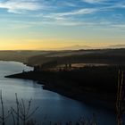 Rappbodetalsperre mit Blick zum Brocken