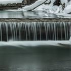 Rappenlochschlucht nach heftigem Schneefall