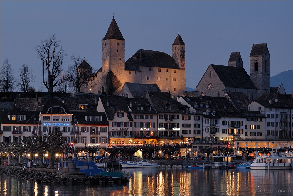 Rapperswil am Abend