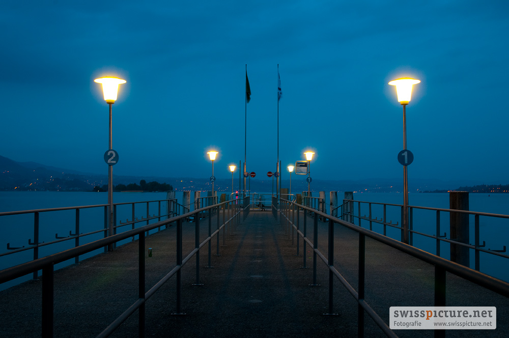 Rapperswil, Blick auf Zürichsee