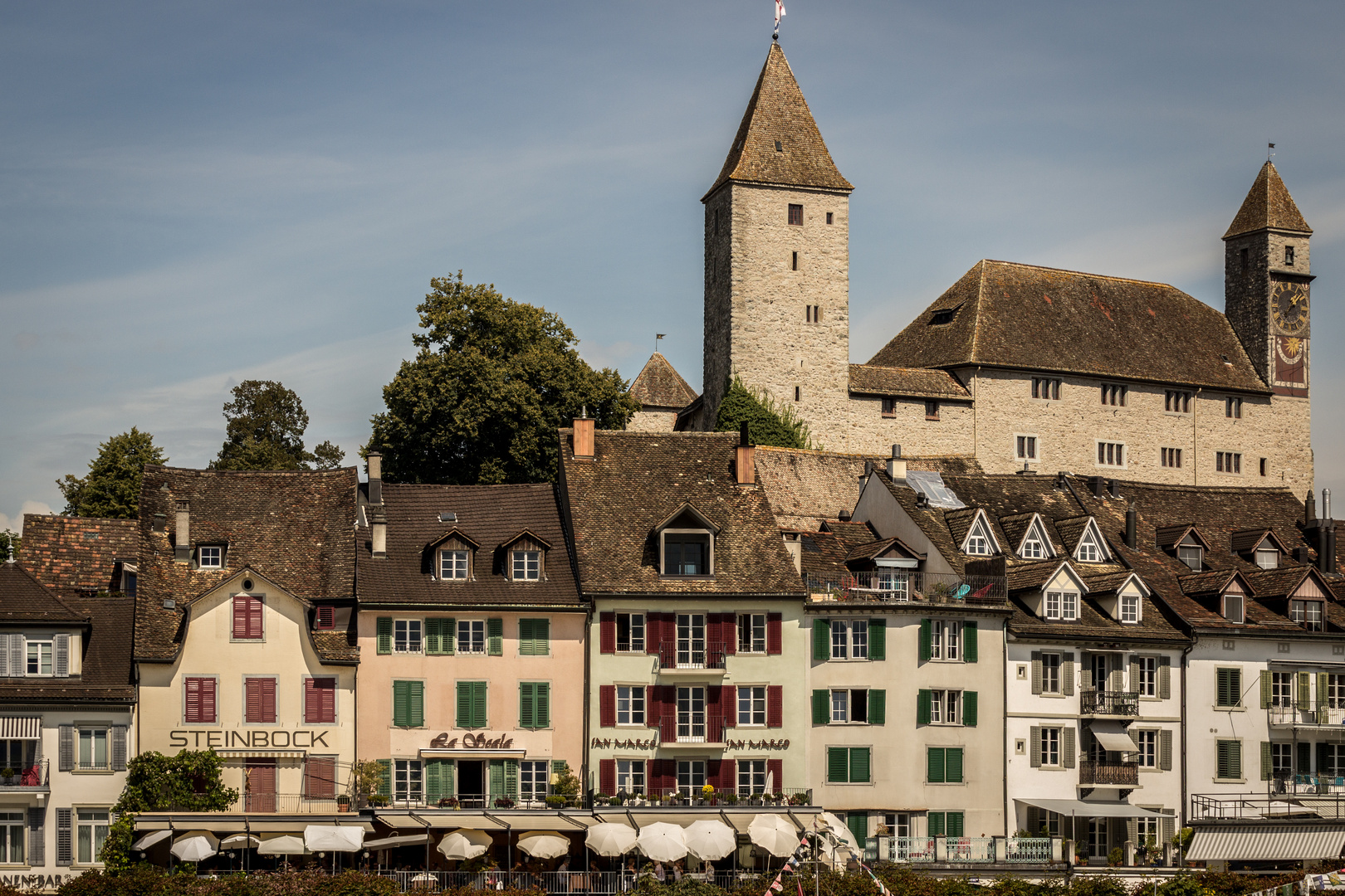 Rapperswil mit Blick auf das Schloss