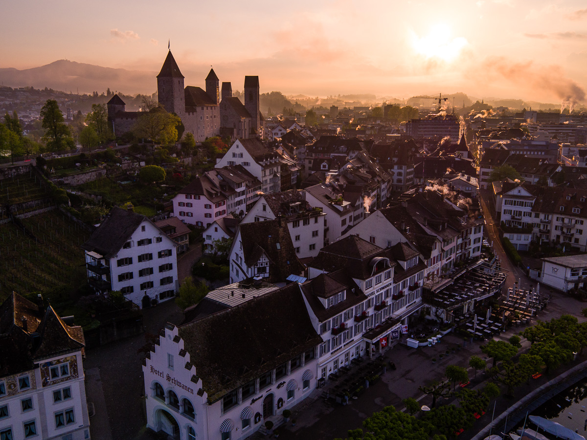 Rapperswil von oben