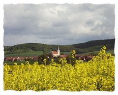 Rapsblüte im Hassgau ...