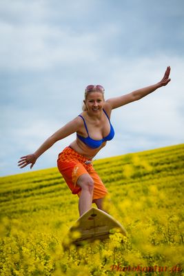 Rapsfeld Surfen