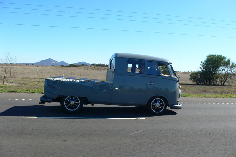 Rare V W Car at Melbourne on a Autobahn