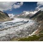 Rasante Kurvenfahrt am Aletsch