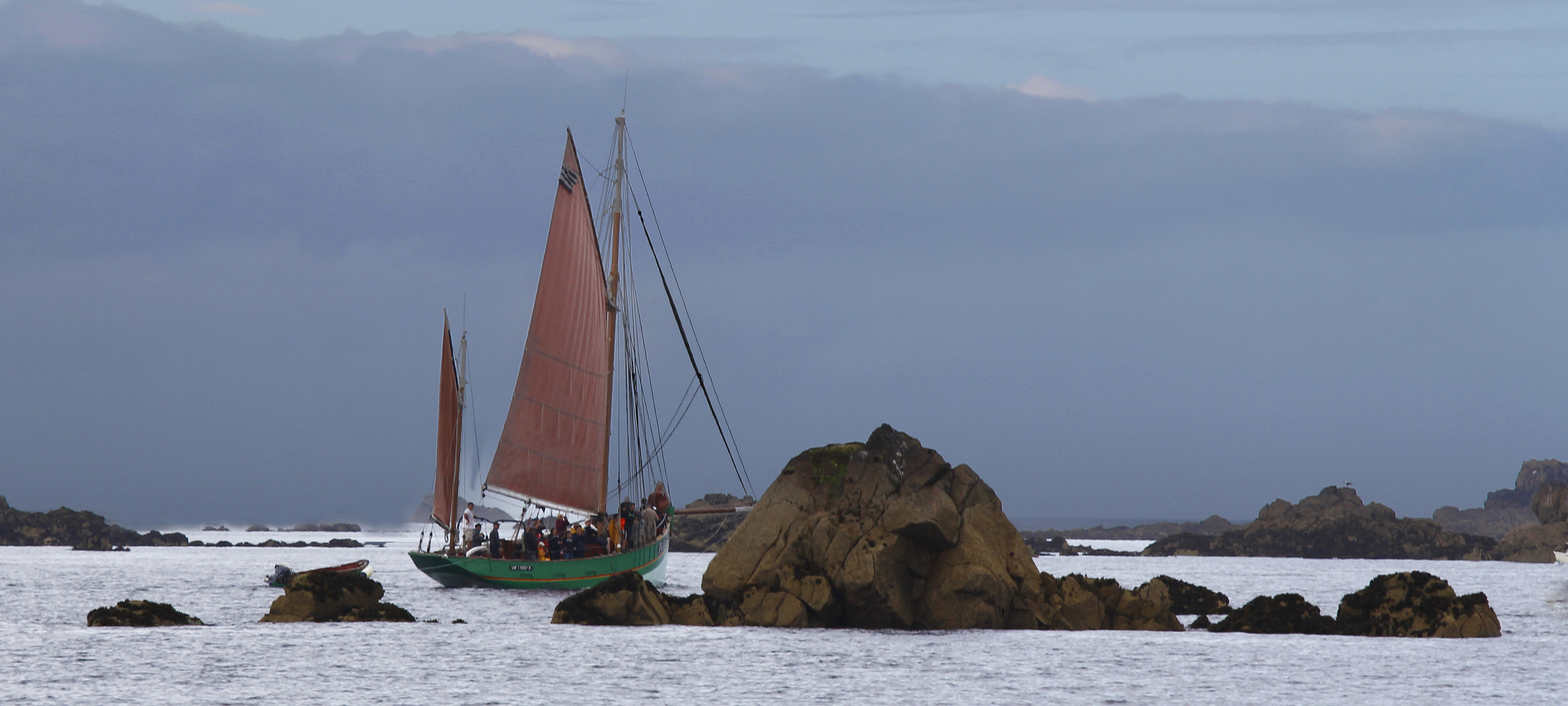 Rase cailloux à l'île Rouzic