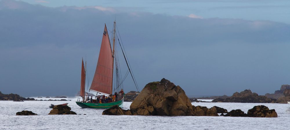 Rase cailloux à l'île Rouzic