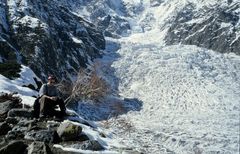 Rast am Chungphar-Gletscher