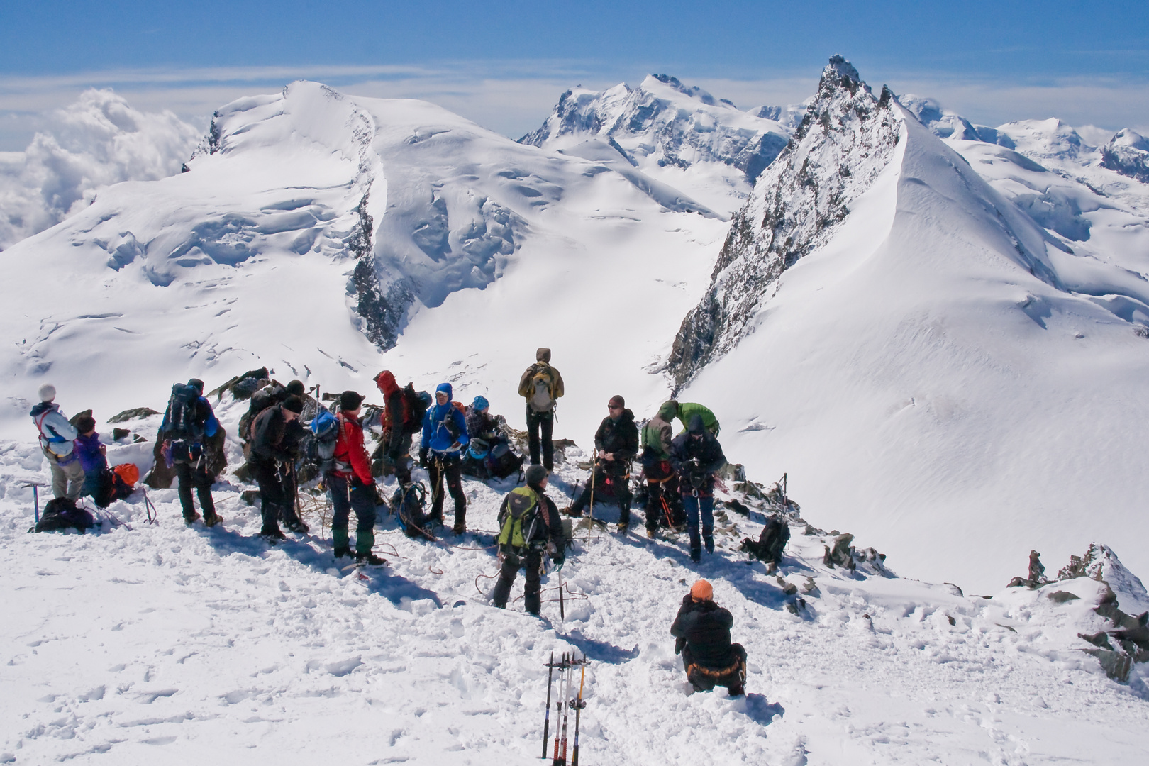 Rast am Logenplatz der Alpen...