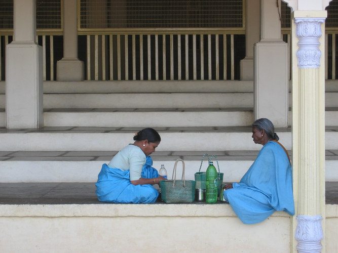 Rast am Maharadscha Palast in Mysore