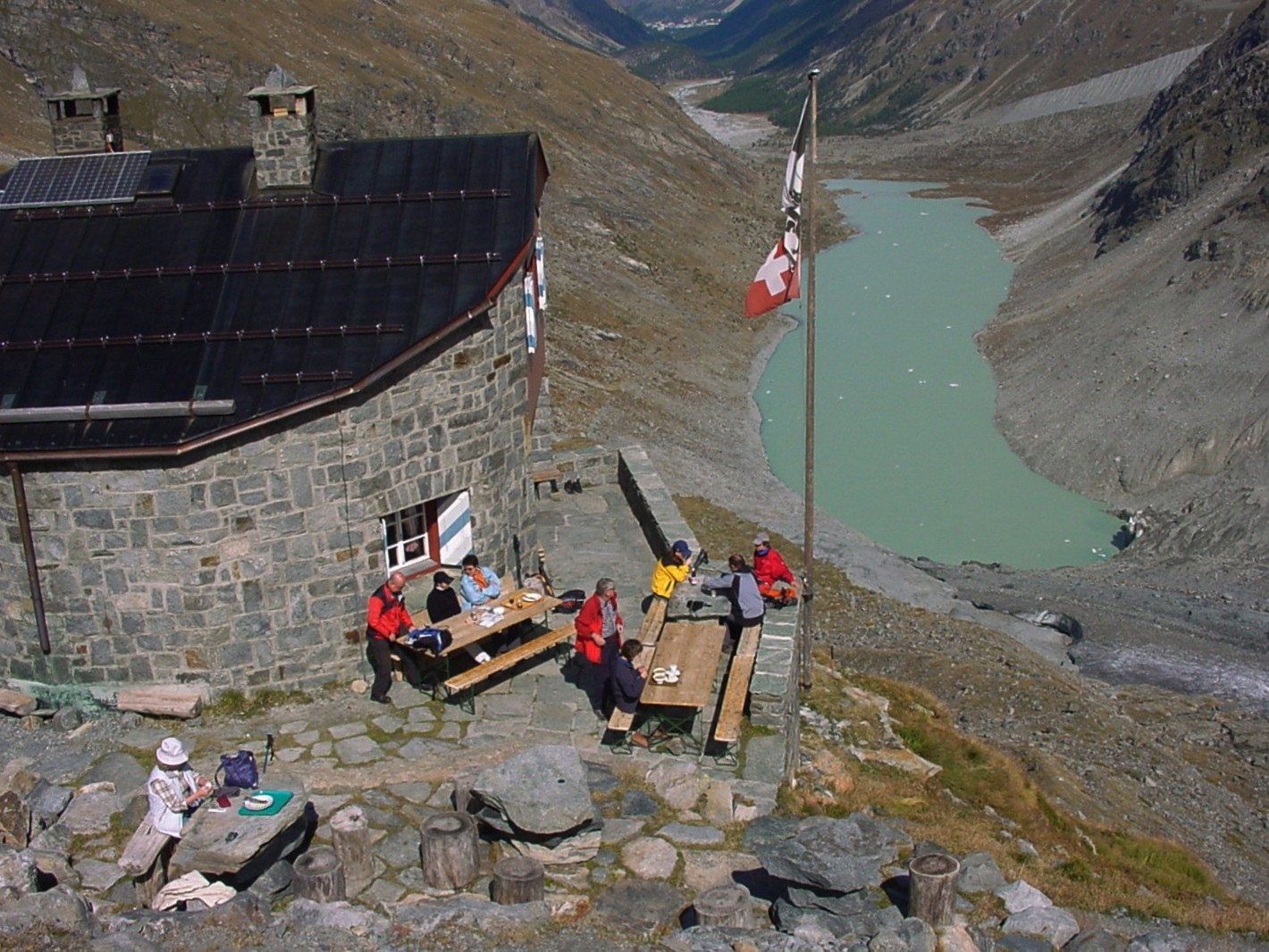 Rast an der Coaz Hütte (Oberengadin)