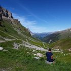 Rast auf dem Klausenpass