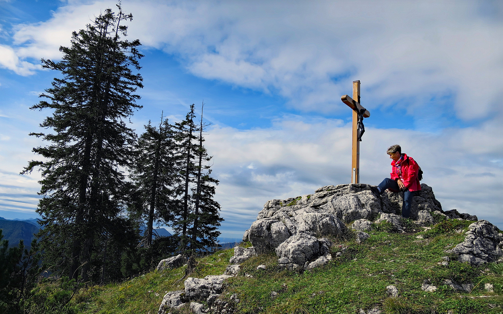 Rast auf dem Predigtstuhl