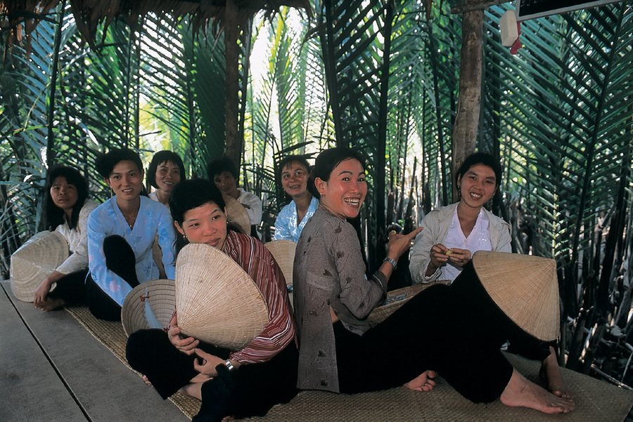 Rast der Arbeiterinnen Mekongdelta