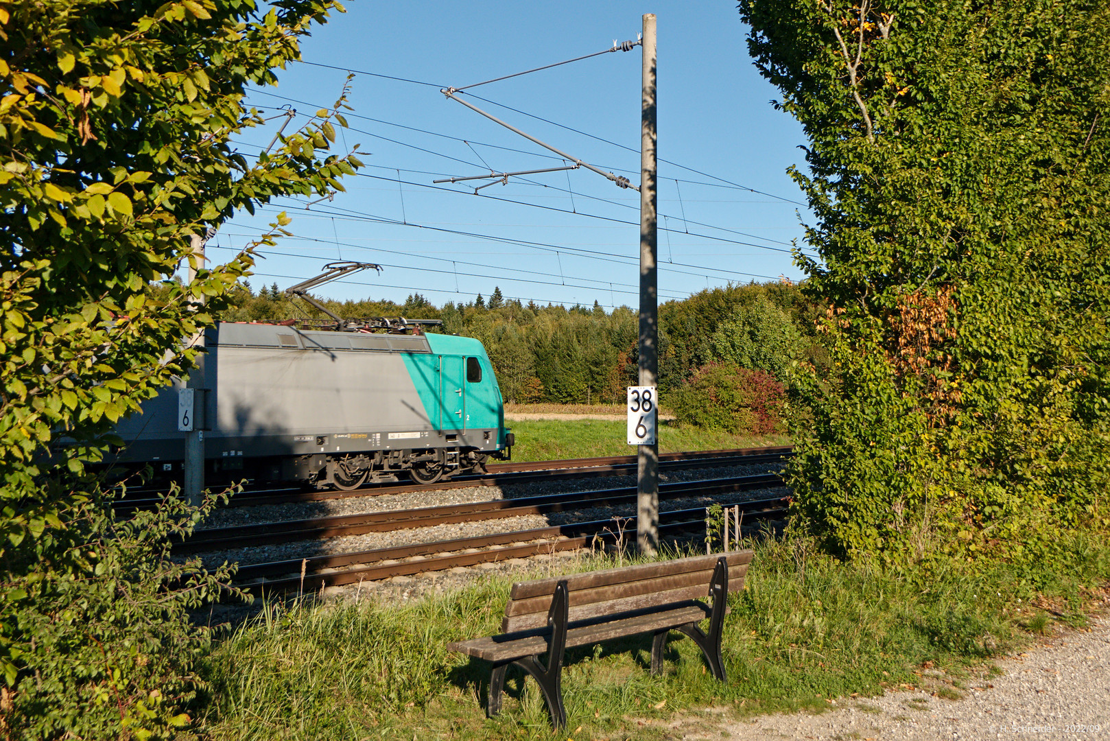 Rast für Eisenbahn-Liebhaber