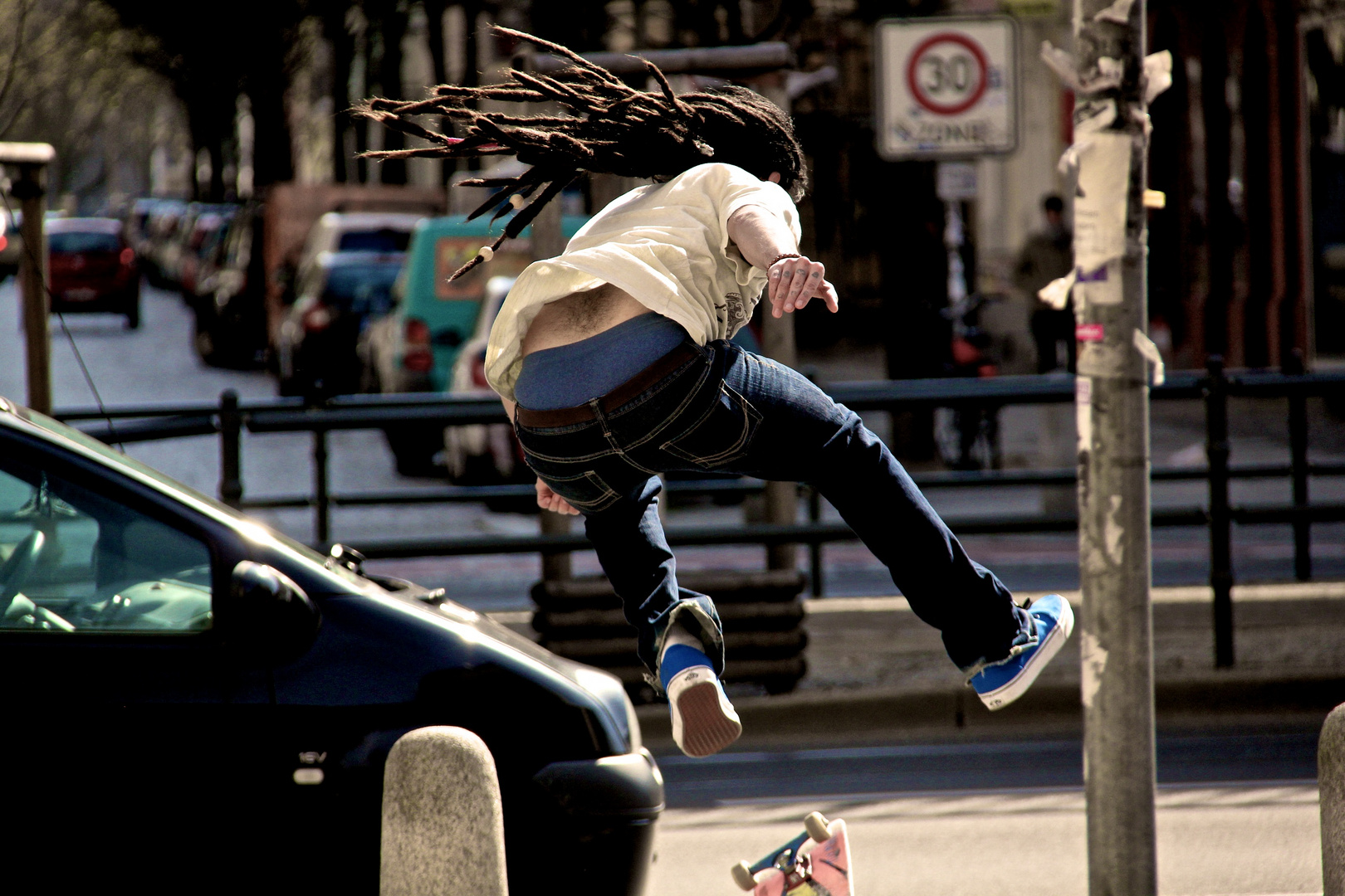 Rasta-Skateboarding