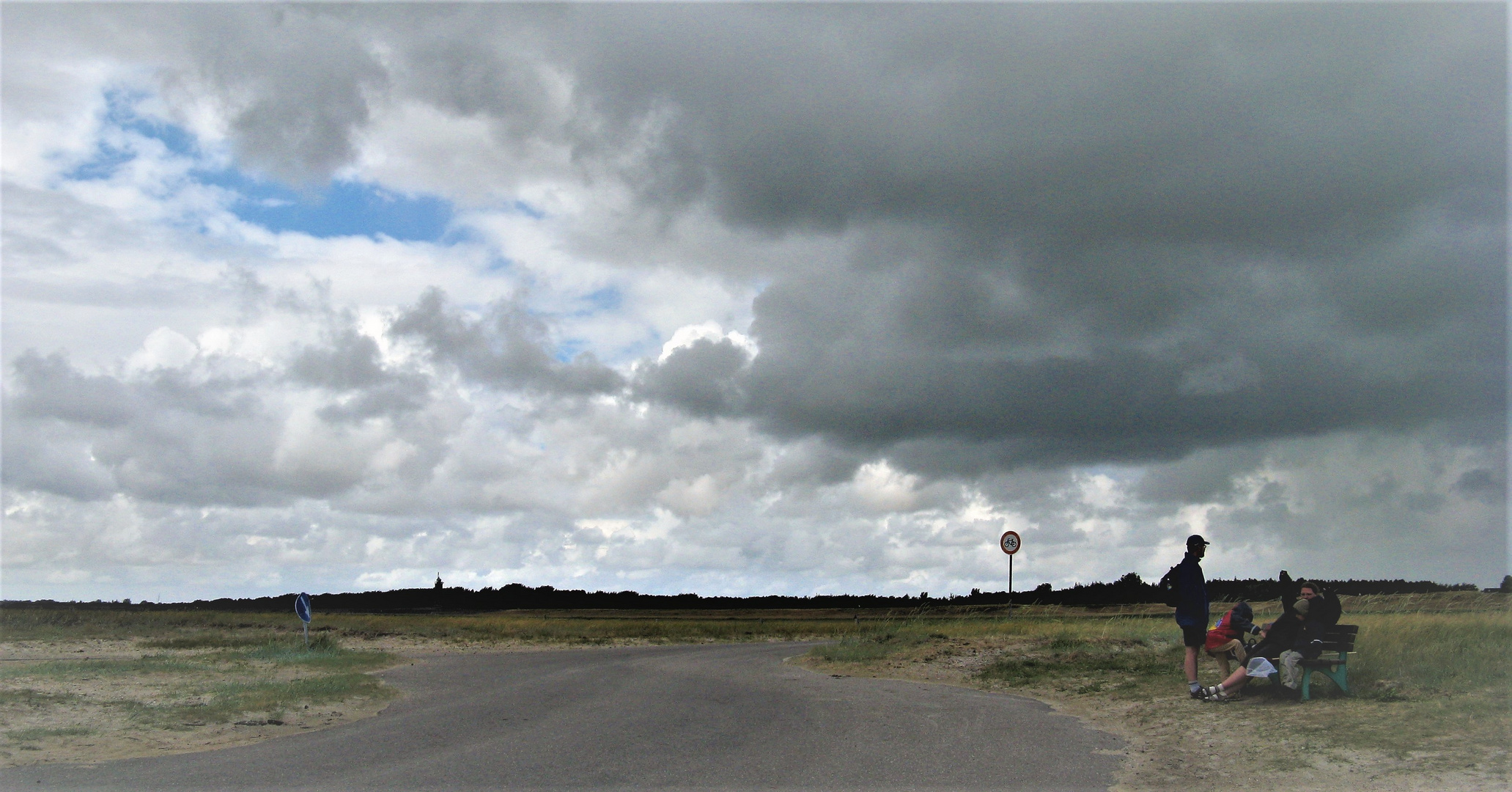 Rasten in der Dünenlandschaft