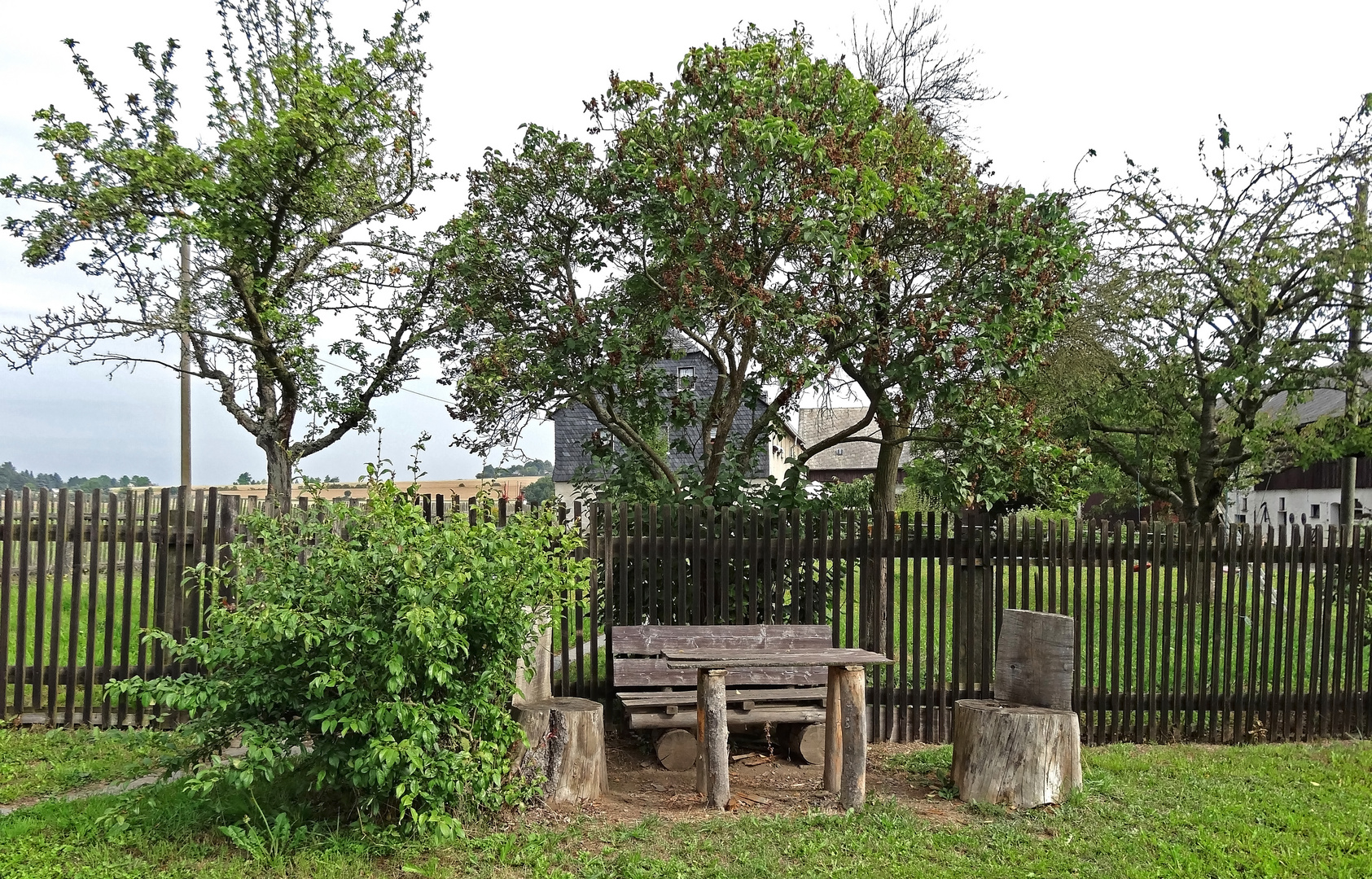 Rastplatz am Wanderweg nach Syrau (bei Plauen)