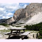 Rastplatz für fußlahme Bergwanderer