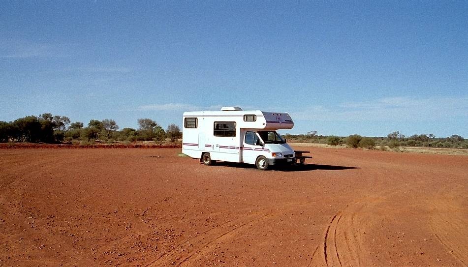 Rastplatz im Outback
