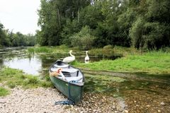 Rastplatz in den Rheinauen