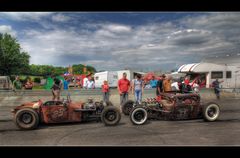 Rat Rod burn out