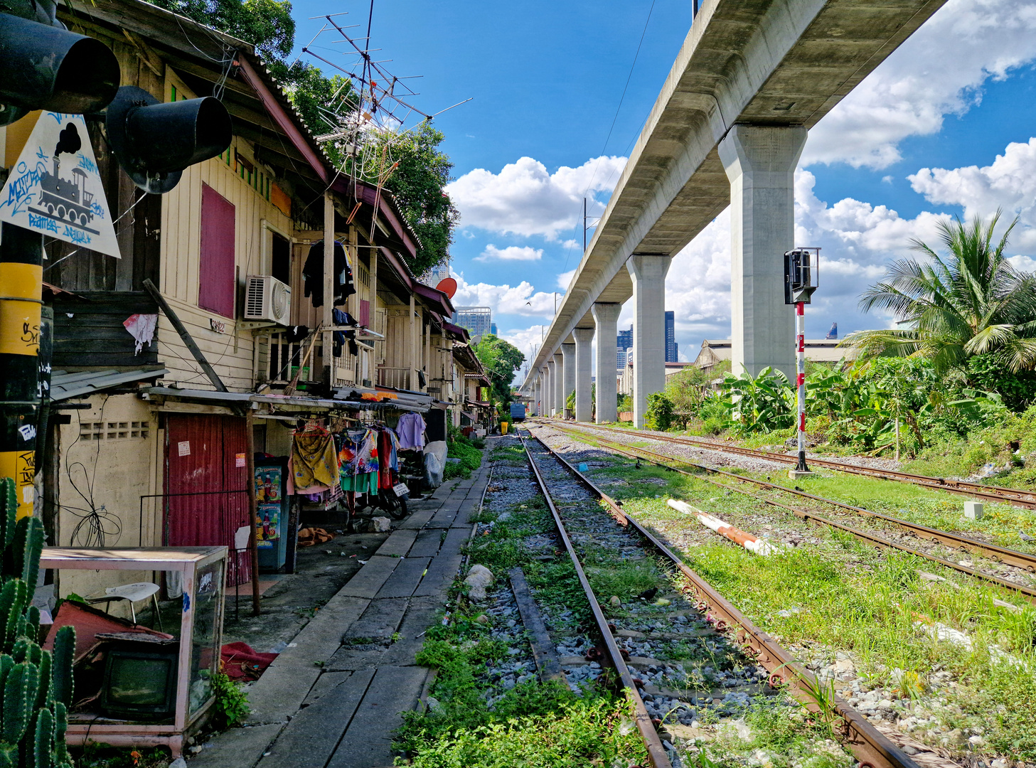 Ratchathewi - Makkasan (Wohnhäuser der Bahnmitarbeiter)