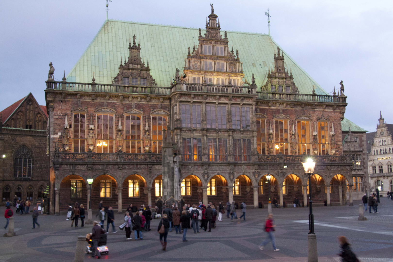 Rathaus am Abend