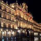 Rathaus am Plaza Mayor in Salamanca, Spanien