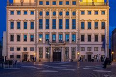 Rathaus Augsburg beleuchtet