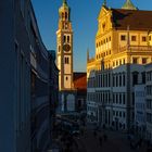 Rathaus Augsburg im Licht