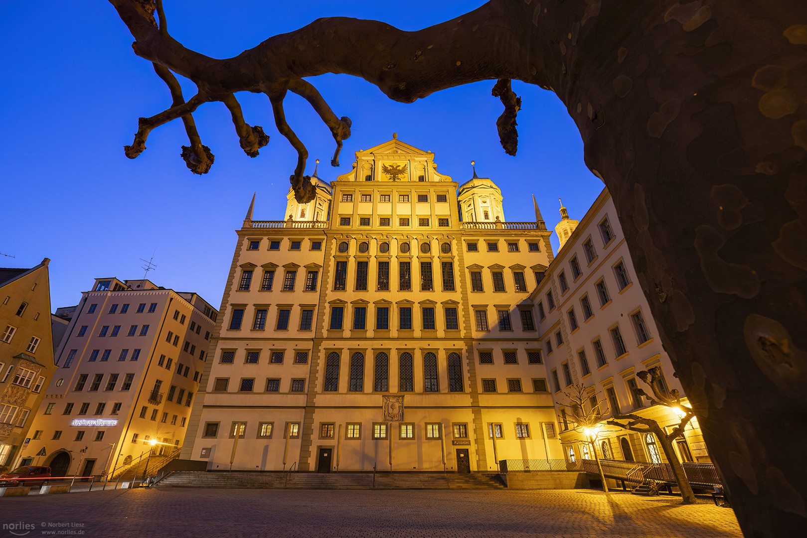 Rathaus Augsburg Rückseite