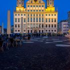 Rathaus Augsburg zur Blauen Stunde