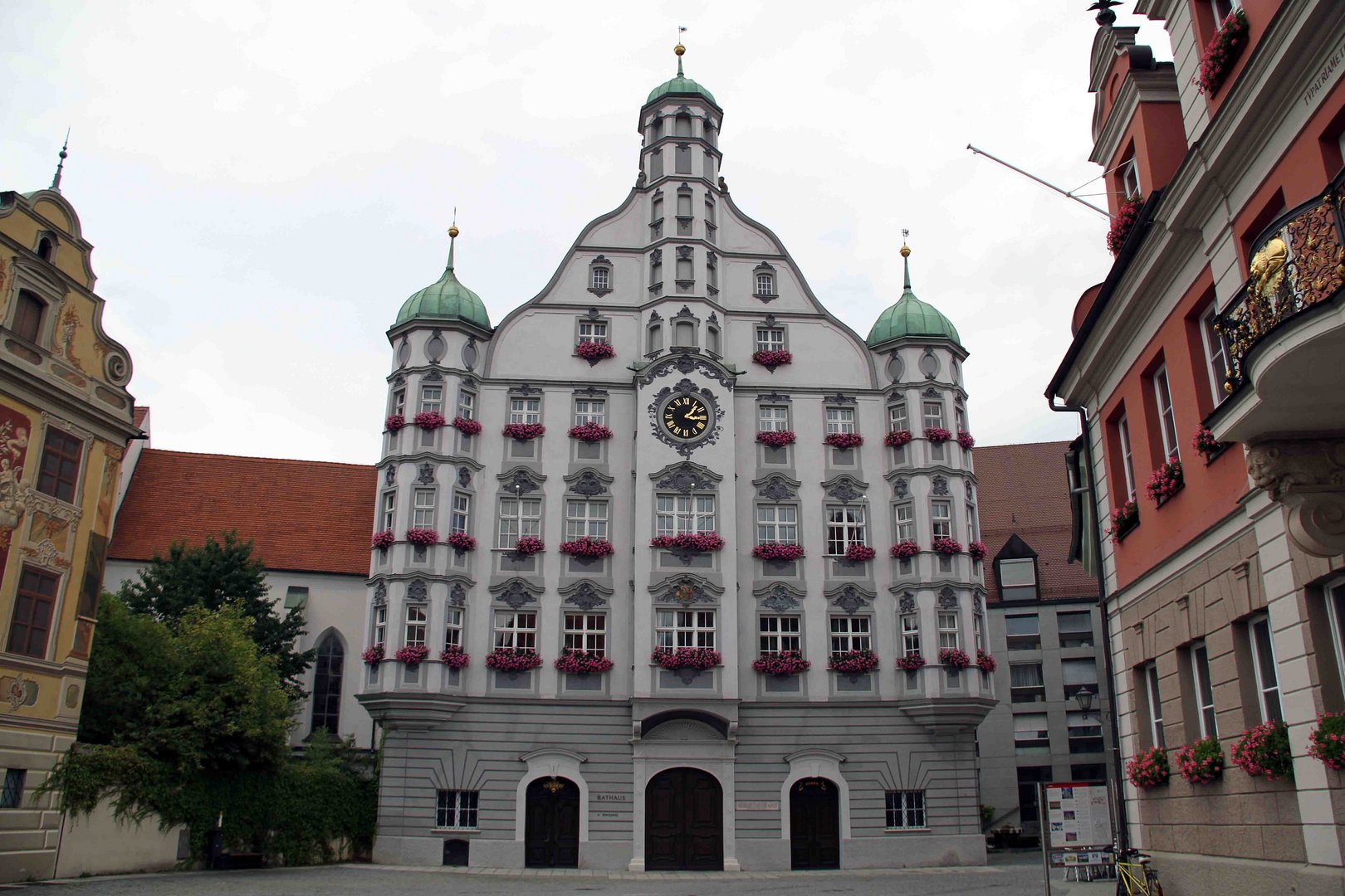 Rathaus aus dem 15.Jahrhundert in Memmingen