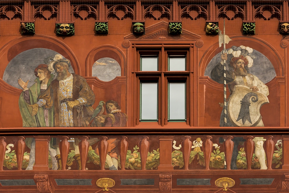 Rathaus Basel Fassadendetail