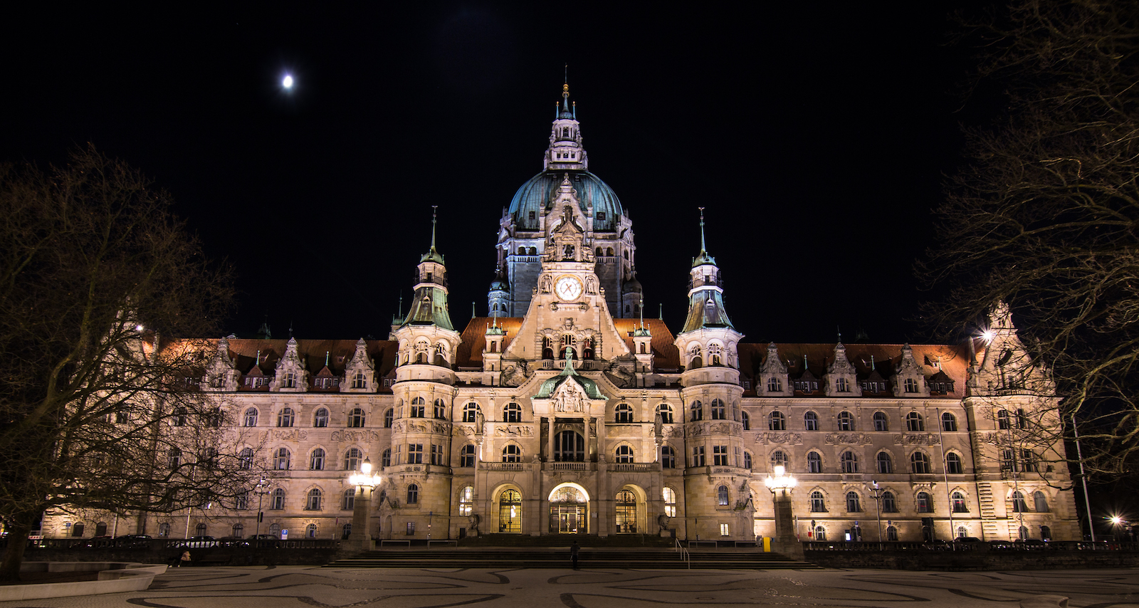 Rathaus bei -8°C