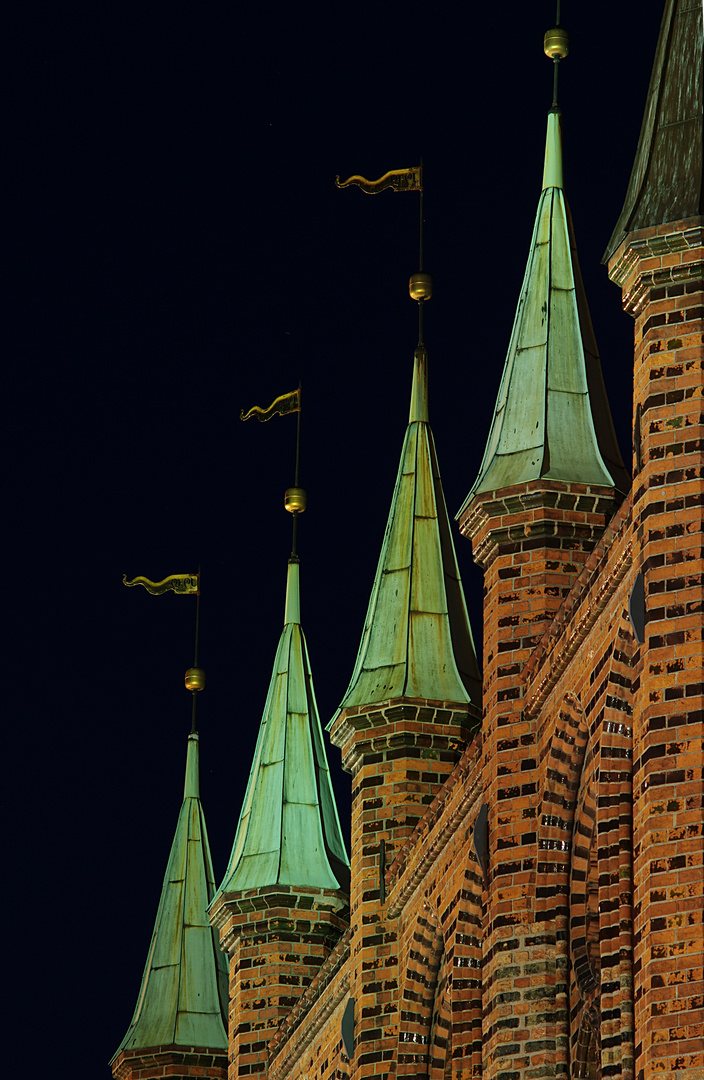 Rathaus bei Nacht