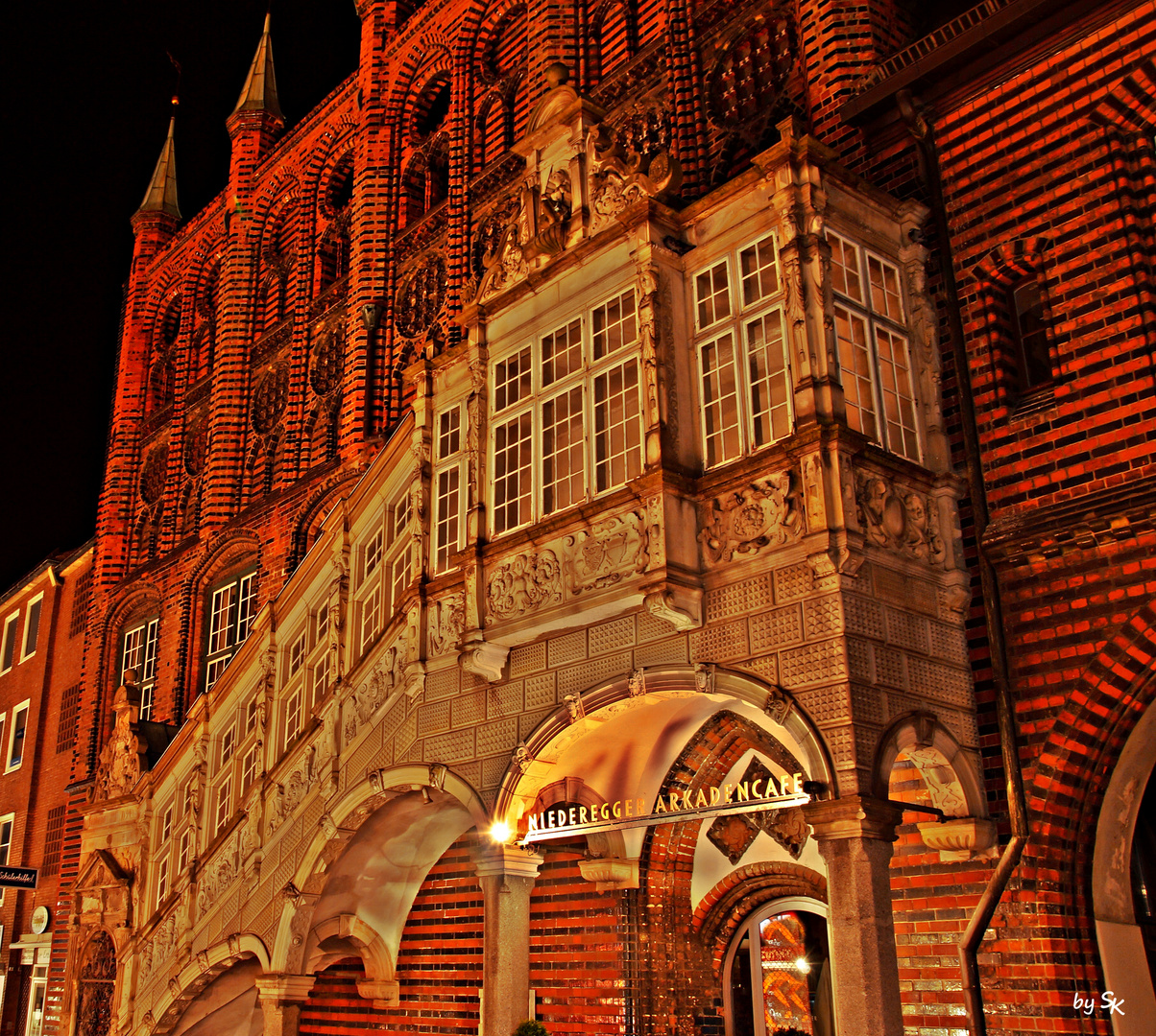 Rathaus bei Nacht