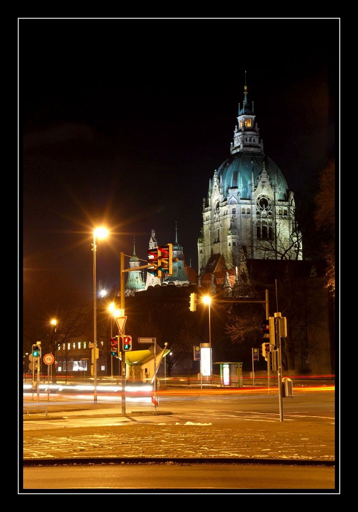 Rathaus bei Nacht