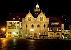 rathaus berg. GL bei nacht