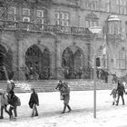 Rathaus Bielefeld im Schnee