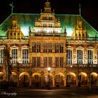 Rathaus Bremen bei Nacht