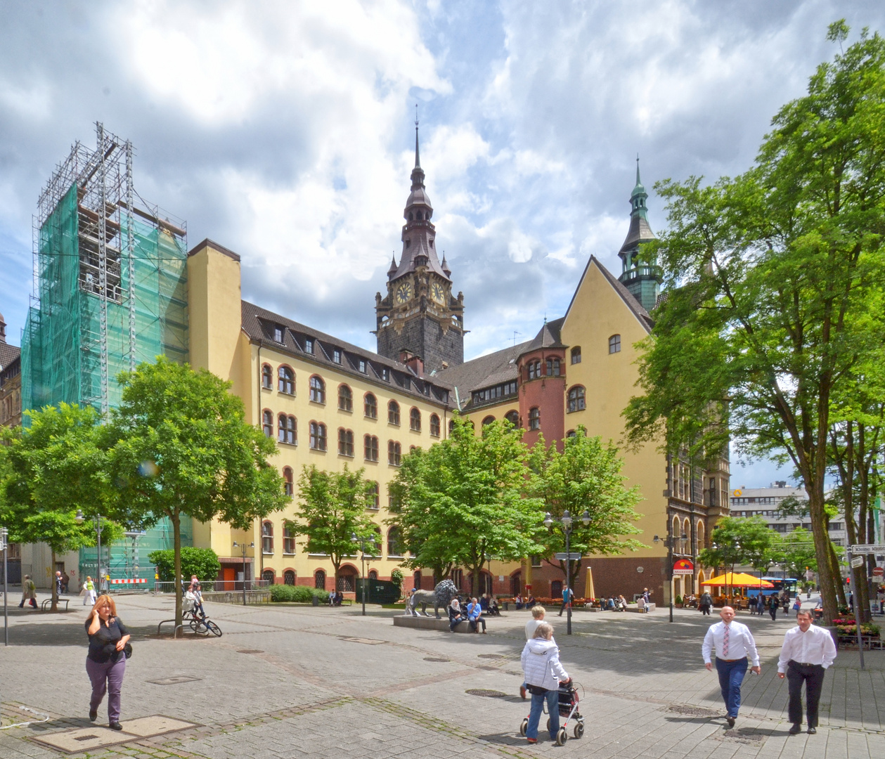 Rathaus Elberfeld Rückseite