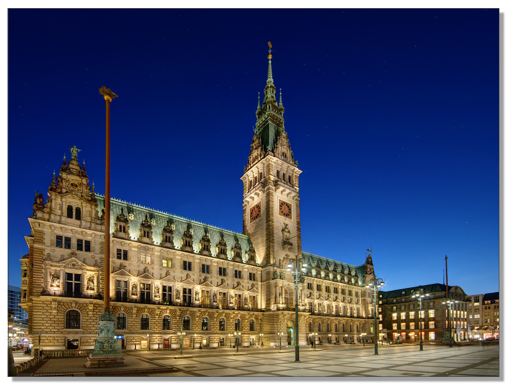 Rathaus en bleu