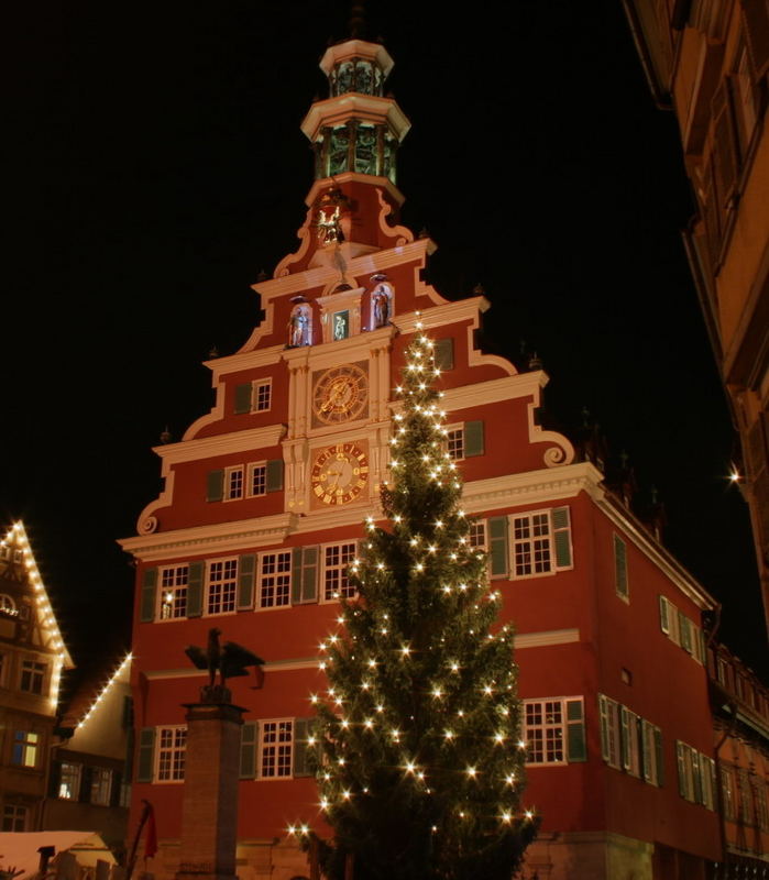 Rathaus Esslingen/Weihnachtsmarkt