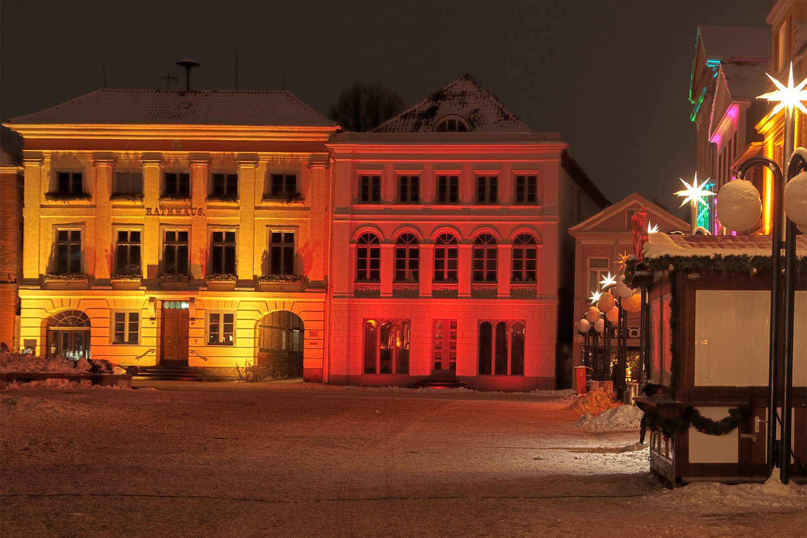 Rathaus Eutin im Winter